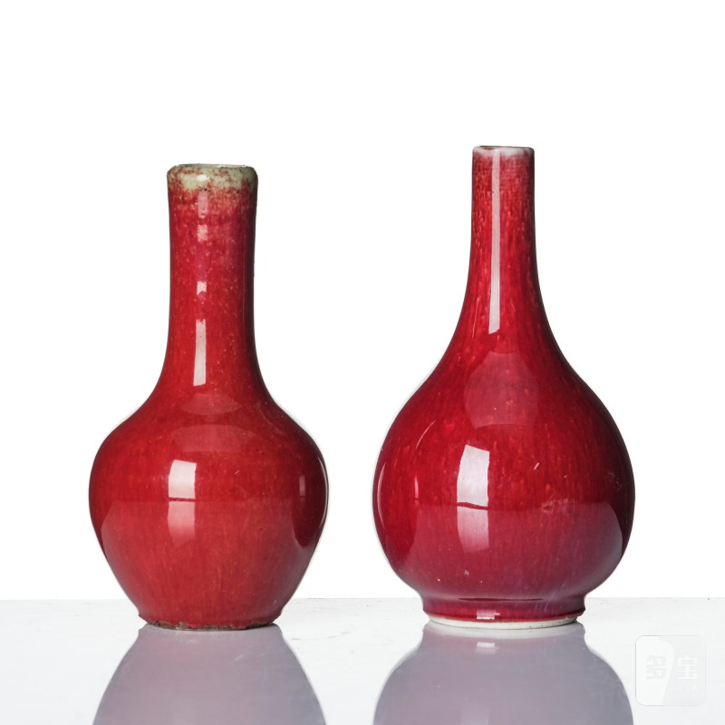 Two flambe vases, - 图2